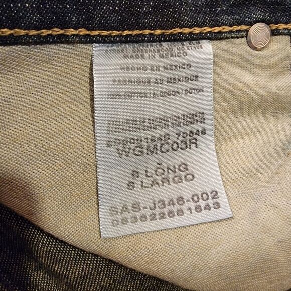 Gander Mountain jeans classic fit size 6 long NWT - Picture 5 of 6